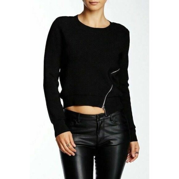 Townsen Sweaters - Townsen Polina Womens Black Knit Sweater Size M